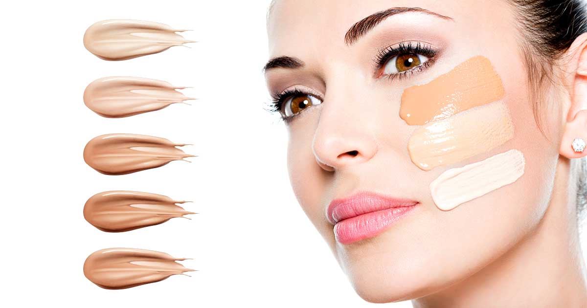Mulher com pele uniforme destacando a diferença entre BB Cream, CC Cream e Base na maquiagem.