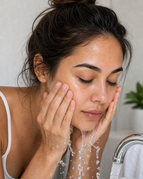 Água gelada fecha poros? O mito que confunde skincare