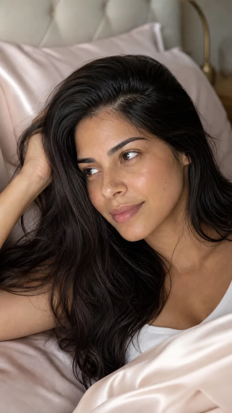 Como dormir sem acordar com o cabelo oleoso? O que muda à noite