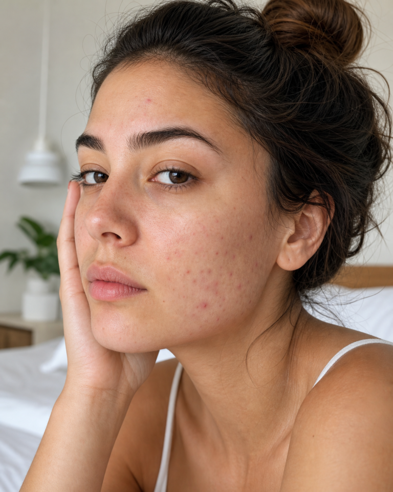 Dormir pouco causa acne? Entenda por que a pele inflama