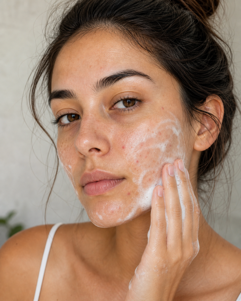 Lavar demais o rosto piora acne? O erro que aumenta oleosidade