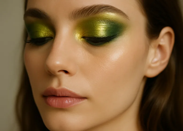 Sombra verde metálica da Dior aponta a próxima cor forte da maquiagem: qual verde combina com você